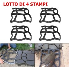 Set di 4 Stampi cemento per